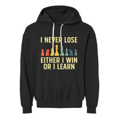 Best Chess Player For Board Game Chess Lover Garment-Dyed Fleece Hoodie