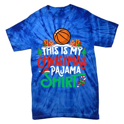 Basketball Christmas Pajama Gift Basketball Xmas Party Gift Tie-Dye T-Shirt