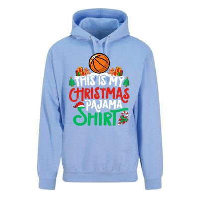 Basketball Christmas Pajama Gift Basketball Xmas Party Gift Unisex Surf Hoodie