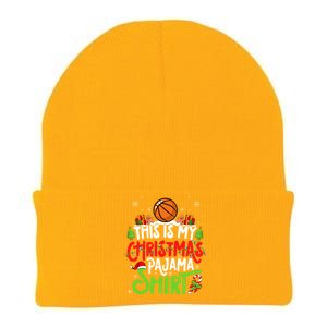 Basketball Christmas Pajama Meaningful Gift Xmas Party Basketball Gift Knit Cap Winter Beanie