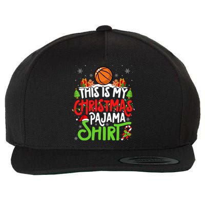 Basketball Christmas Pajama Meaningful Gift Xmas Party Basketball Gift Wool Snapback Cap