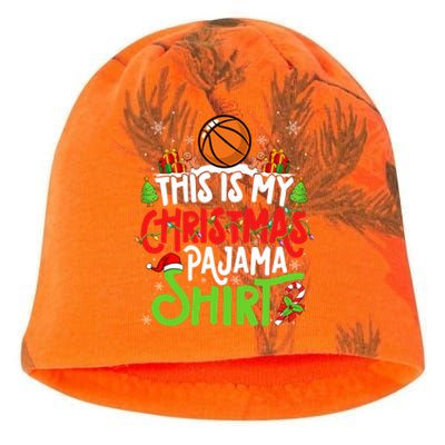 Basketball Christmas Pajama Meaningful Gift Xmas Party Basketball Gift Kati - Camo Knit Beanie