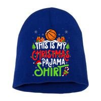 Basketball Christmas Pajama Meaningful Gift Xmas Party Basketball Gift Short Acrylic Beanie