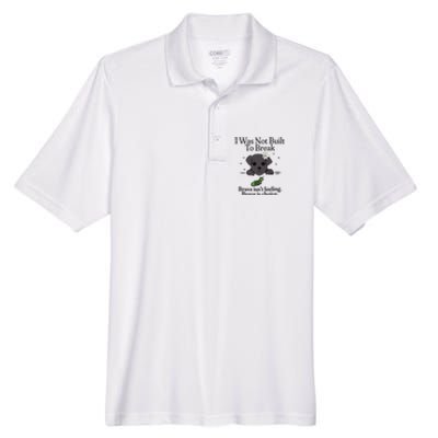 Brave Chiweenie Positive Motivational Inspirational Men's Origin Performance Piqué Polo