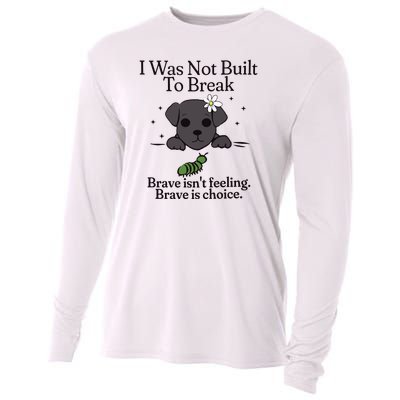 Brave Chiweenie Positive Motivational Inspirational Cooling Performance Long Sleeve Crew