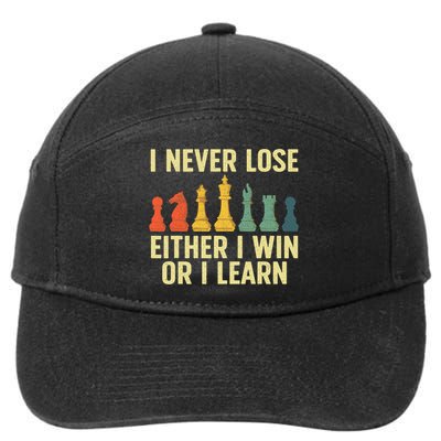 Best Chess Player For  Board Game  7-Panel Snapback Hat