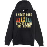 Best Chess Player For  Board Game  Premium Pullover Hoodie