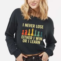 Best Chess Player For  Board Game  Cropped Pullover Crew