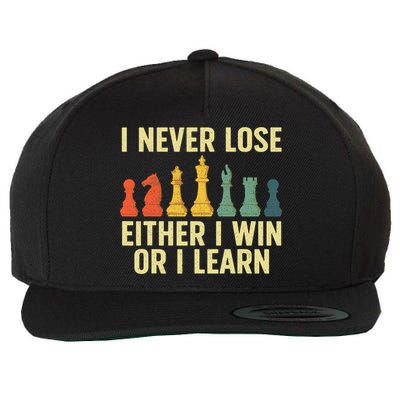 Best Chess Player For  Board Game  Wool Snapback Cap