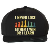 Best Chess Player For  Board Game  Wool Snapback Cap