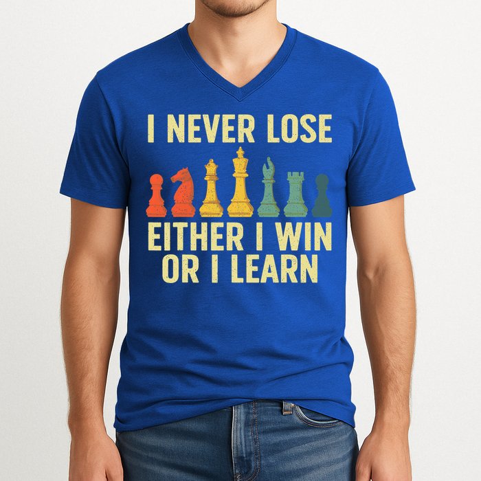 Best Chess Player For  Board Game  V-Neck T-Shirt