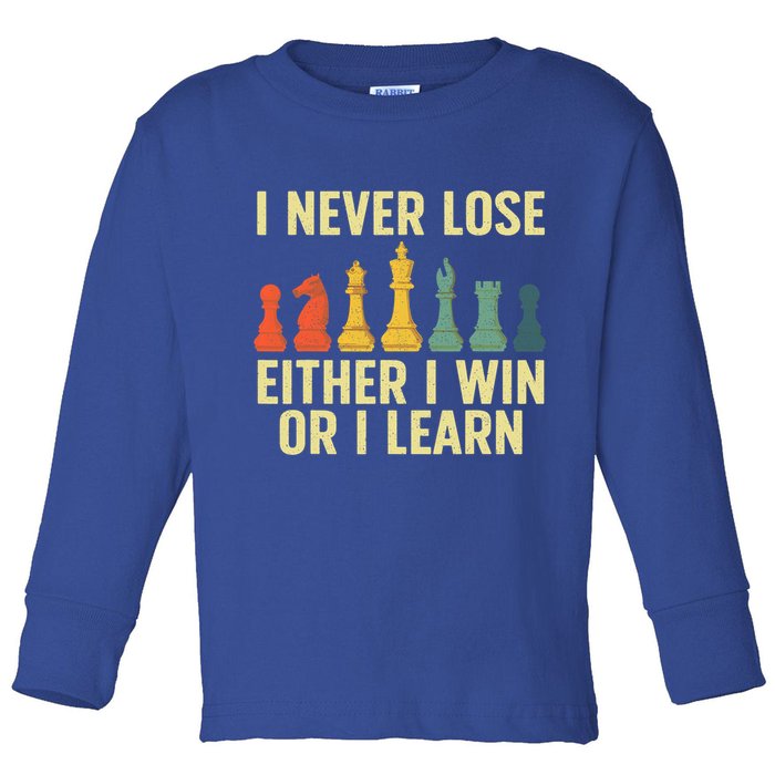 Best Chess Player For  Board Game  Toddler Long Sleeve Shirt