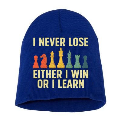 Best Chess Player For  Board Game  Short Acrylic Beanie