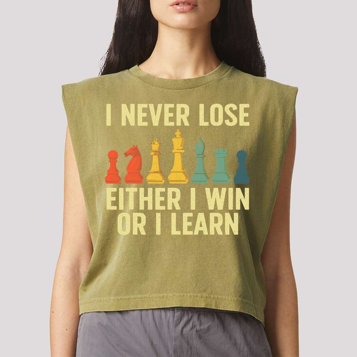 Best Chess Player For  Board Game  Garment-Dyed Women's Muscle Tee