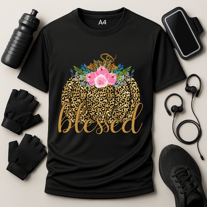 Blessed Cheetah Pumpkin October Performance Shirt