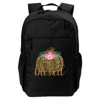 Blessed Cheetah Pumpkin October Backpack