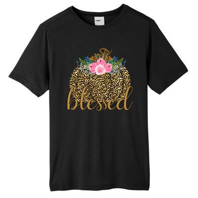 Blessed Cheetah Pumpkin October Tall Fusion ChromaSoft Performance T-Shirt