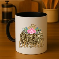 Blessed Cheetah Pumpkin October Mug