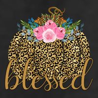 Blessed Cheetah Pumpkin October 11oz C Handle Ceramic Mug