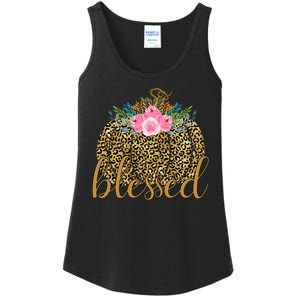 Blessed Cheetah Pumpkin October Ladies Essential Tank