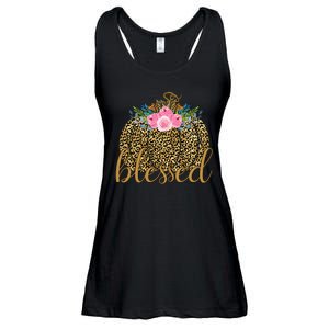 Blessed Cheetah Pumpkin October Ladies Essential Flowy Tank