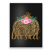 Blessed Cheetah Pumpkin October Poster