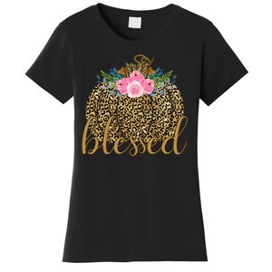 Blessed Cheetah Pumpkin October Women's T-Shirt