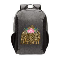 Blessed Cheetah Pumpkin October Vector Backpack