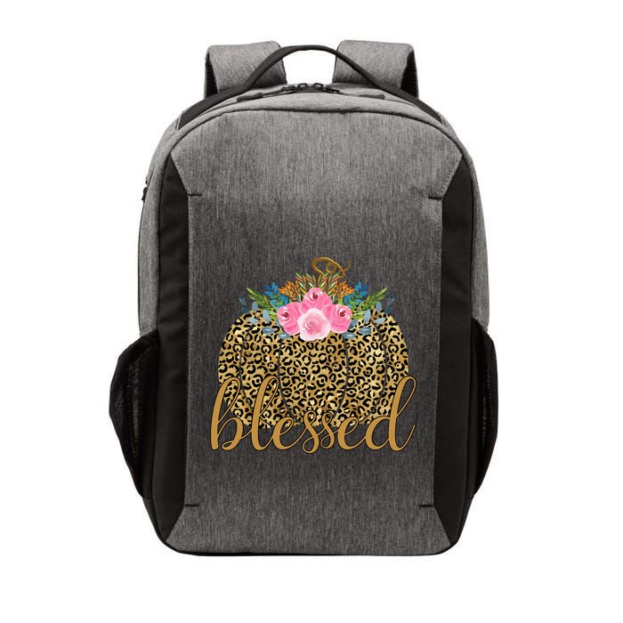 Blessed Cheetah Pumpkin October Vector Backpack