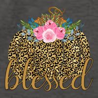 Blessed Cheetah Pumpkin October Vector Backpack