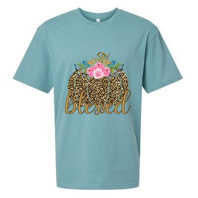Blessed Cheetah Pumpkin October Sueded Cloud Jersey T-Shirt