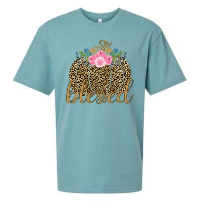 Blessed Cheetah Pumpkin October Sueded Cloud Jersey T-Shirt