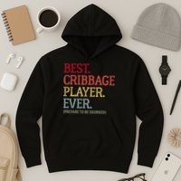 Best Cribbage Player Ever Prepare To Be Skunked Vintage Hoodie