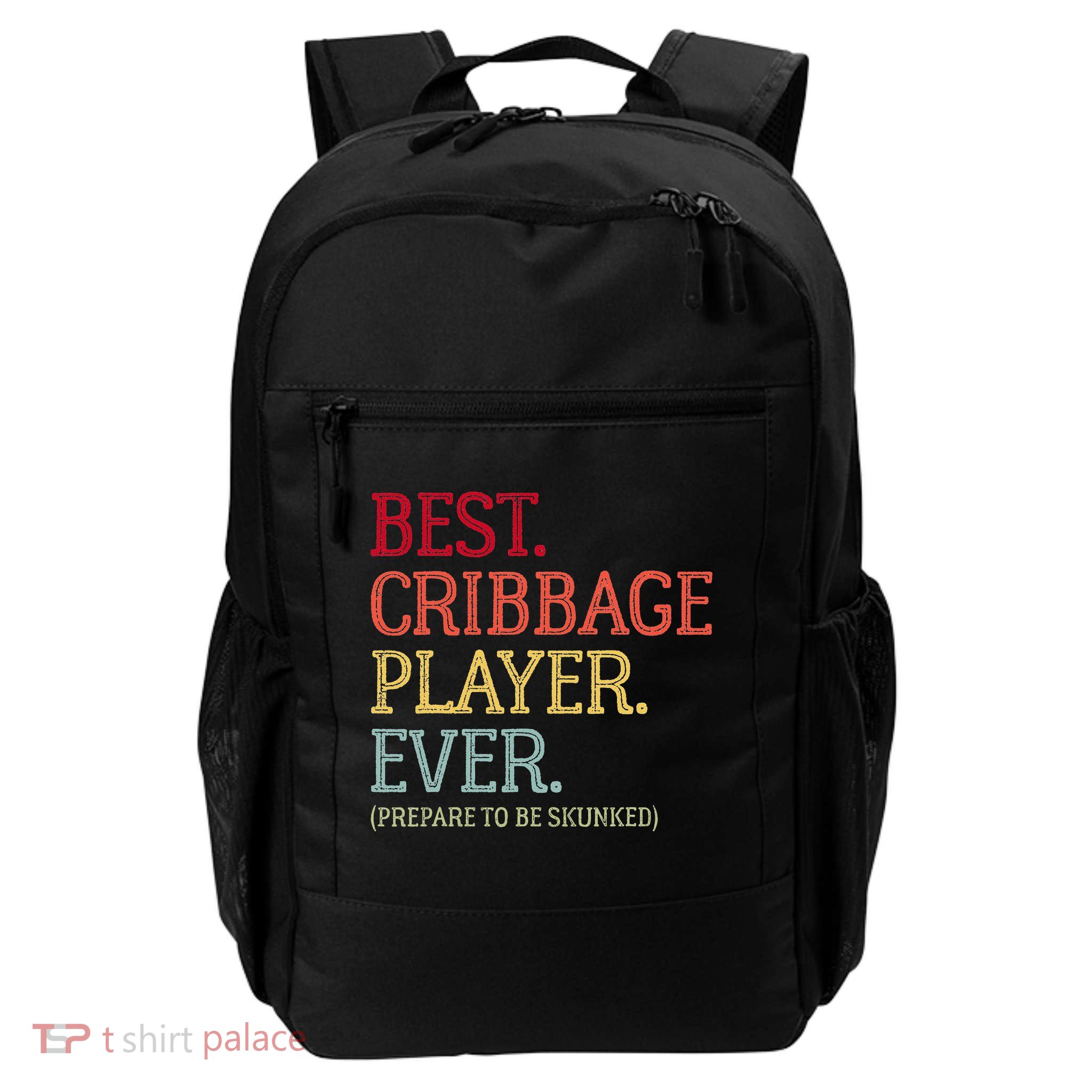 Best Cribbage Player Ever Prepare To Be Skunked Vintage Backpack