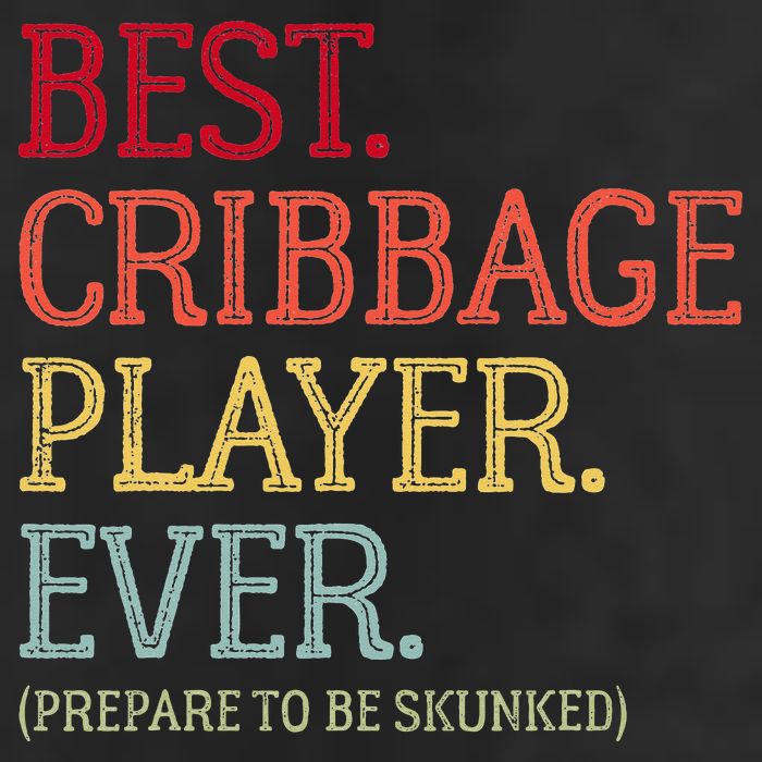 Best Cribbage Player Ever Prepare To Be Skunked Vintage Tumbler