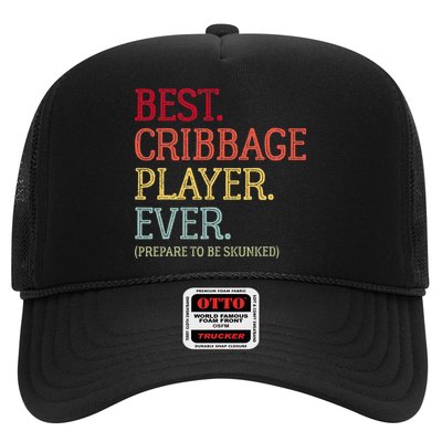 Best Cribbage Player Ever Prepare To Be Skunked Vintage Trucker Hat