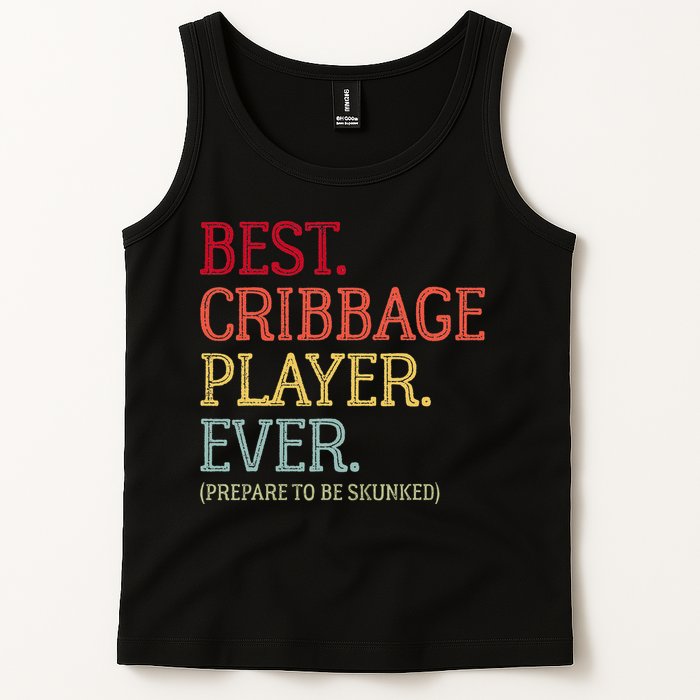 Best Cribbage Player Ever Prepare To Be Skunked Vintage Tank Top