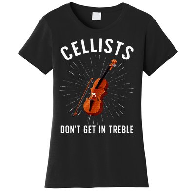 Best Cello Player Cello Lover Cellist Women's T-Shirt