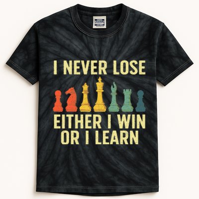 Best Chess Player Board Game Chess Lover Kids Tie-Dye T-Shirt