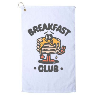 Breakfast Club Pancake Retro Vintage Platinum Collection Golf Towel