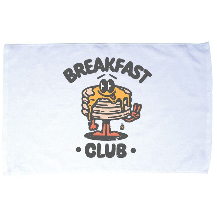 Breakfast Club Pancake Retro Vintage Microfiber Hand Towel