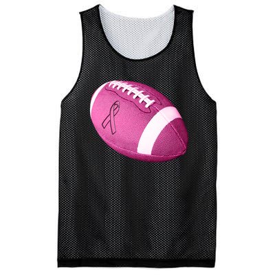 Breast Cancer Pink Football Mesh Reversible Basketball Jersey Tank