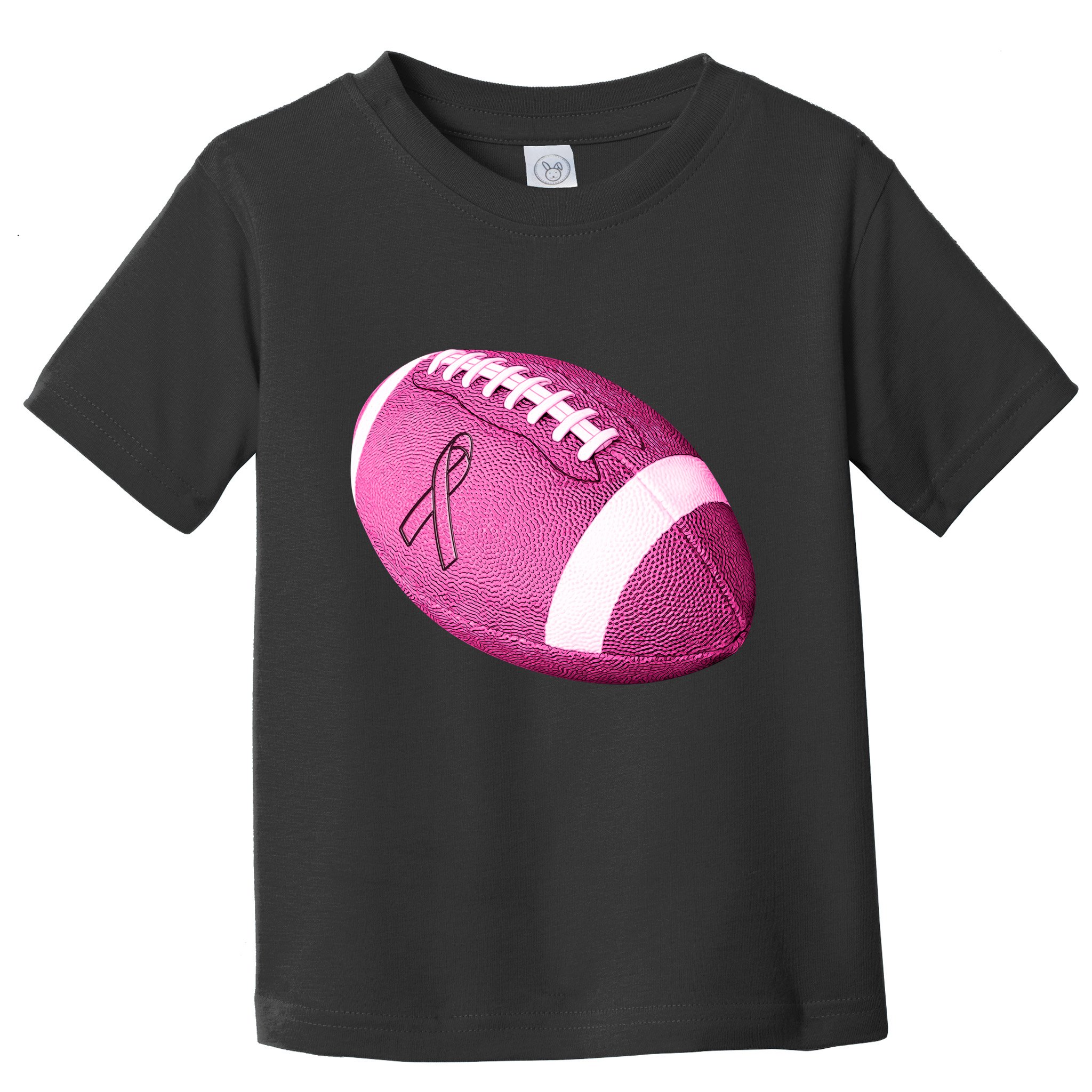 Breast Cancer Pink Football Toddler T-Shirt