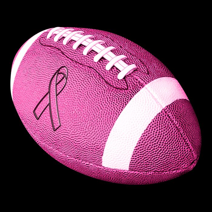 Breast Cancer Pink Football Visor