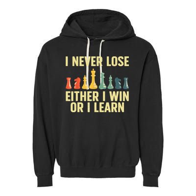 Best Chess Player For Board Game Chess Lover Garment-Dyed Fleece Hoodie