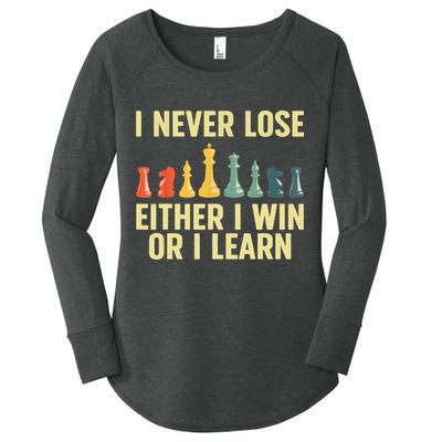 Best Chess Player For Board Game Chess Lover Women's Perfect Tri Tunic Long Sleeve Shirt