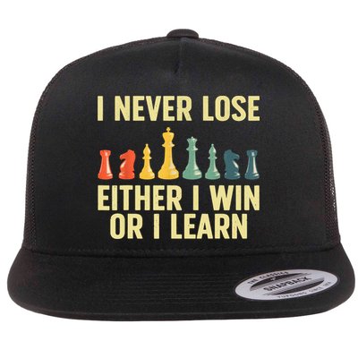 Best Chess Player For Board Game Chess Lover Flat Bill Trucker Hat