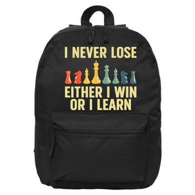 Best Chess Player For Board Game Chess Lover 16 in Basic Backpack