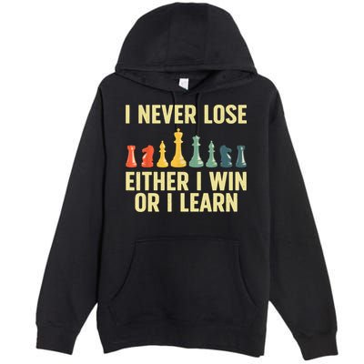 Best Chess Player For Board Game Chess Lover Premium Pullover Hoodie