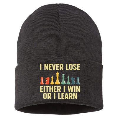 Best Chess Player For Board Game Chess Lover Sustainable Knit Beanie